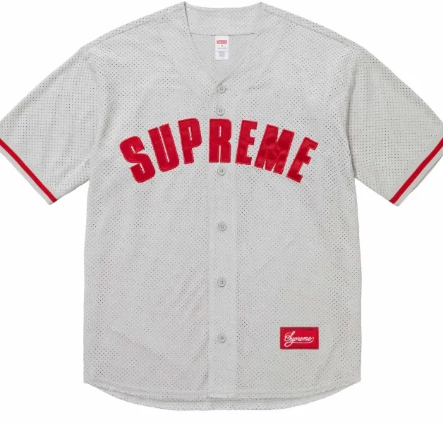 short BASEBALL ULTRASUDE baseball MESH mesh JERSEY suede sleeved 24SS 0729